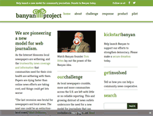 Tablet Screenshot of banyanproject.coop